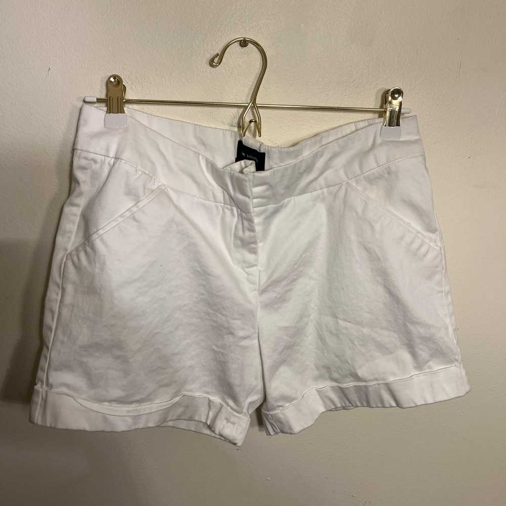 The Limited Bundle of 2: White and Tan Women's Casual Cotton Shorts